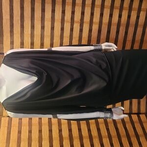 NWT! Dots open shoulder dress cowl neck